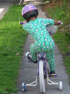 first bike ride