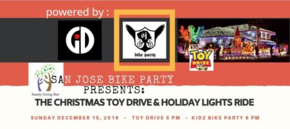 SJBP Kidz Bike Party Holiday Lights Ride 2019